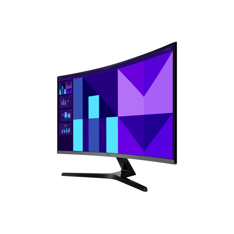 Samsung Essential S32D396GAU LCD Monitor Profissional Curvo, 81,3 cm (32"), 1920 x 1080 pixels Full HD, 100Hz, HDMI, Altifalantes Integrados, Ajuste de inclinação, Preto - LS32D396GAUXEN - 8806095846842