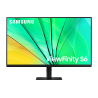 Samsung ViewFinity S6 S32D600EAU LCD Monitor Profissional Plano, 81,3 cm (32"), 2560 x 1440 pixels Quad HD, 100Hz, HDMI, DisplayPort, USB-C, Ajuste de Altura, Pivot, Preto - LS32D600EAUXEN - 8806095524672