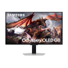Samsung Odyssey S32DG800SU OLED Monitor Gaming Plano, 81,3 cm (32"), 3840 x 2160 pixels 4K Ultra HD, 240Hz, USB-C, DisplayPort, HDMI, Ajuste de Altura, Pivot, Altifalantes Integrados, Prateado - LS32DG800SUXEN - 8806095494142