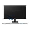 Samsung M5 S32FM500EU LCD Monitor Plano, 81,3 cm (32"), 1920 x 1080 pixels Full HD, Smart TV, 60Hz, HDMI, Altifalantes Integrados, Preto - LS32FM500EUXEN - 8806097419297