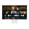 Samsung M8 M80F S32FM801UU VA Monitor Plano, 81,3 cm (32"), 3840 x 2160 pixels 4K Ultra HD, Smart TV, 60Hz, USB-C, HDMI, Ajuste de Altura, Pivot, Altifalantes Integrados, Branco - LS32FM801UUXEN - 8806097118763