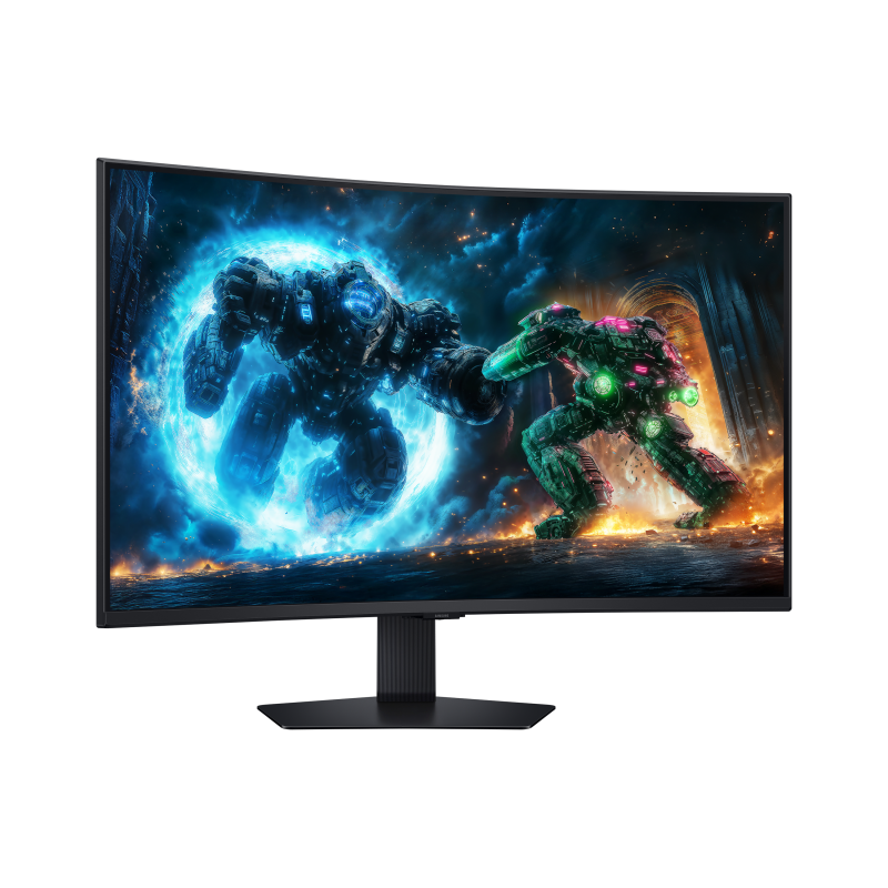 Samsung Odyssey S37FG756E VA Monitor Gaming Curvo, 94 cm (37"), 3840 x 2160 pixels 4K Ultra HD, 165Hz, USB-C, DisplayPort, HDMI, Ajuste de Altura, Preto - LS37FG756EUXEN - 8806097438519
