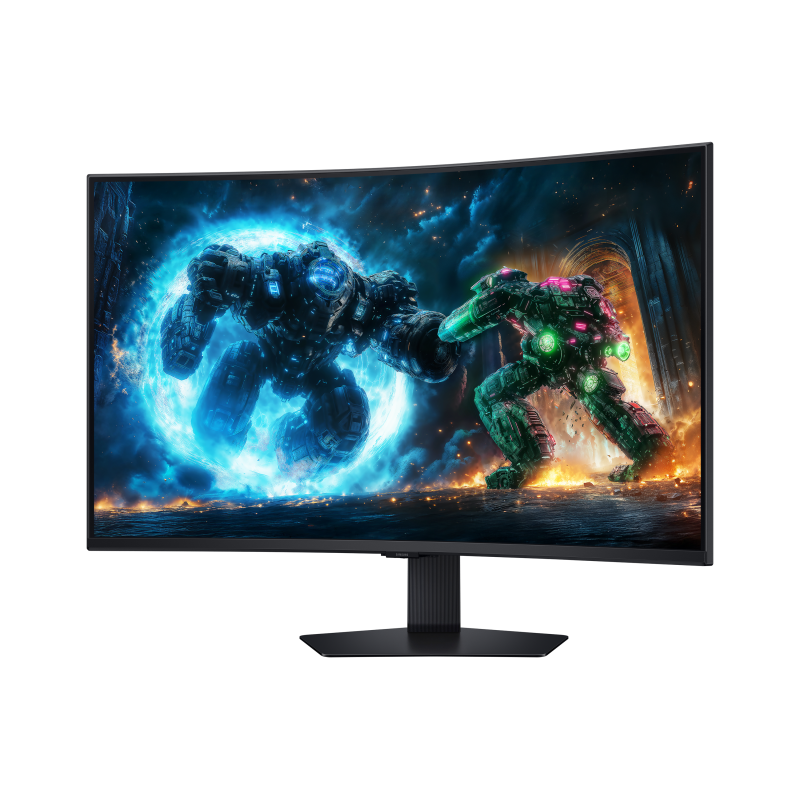 Samsung Odyssey S37FG756E VA Monitor Gaming Curvo, 94 cm (37"), 3840 x 2160 pixels 4K Ultra HD, 165Hz, USB-C, DisplayPort, HDMI, Ajuste de Altura, Preto - LS37FG756EUXEN - 8806097438519