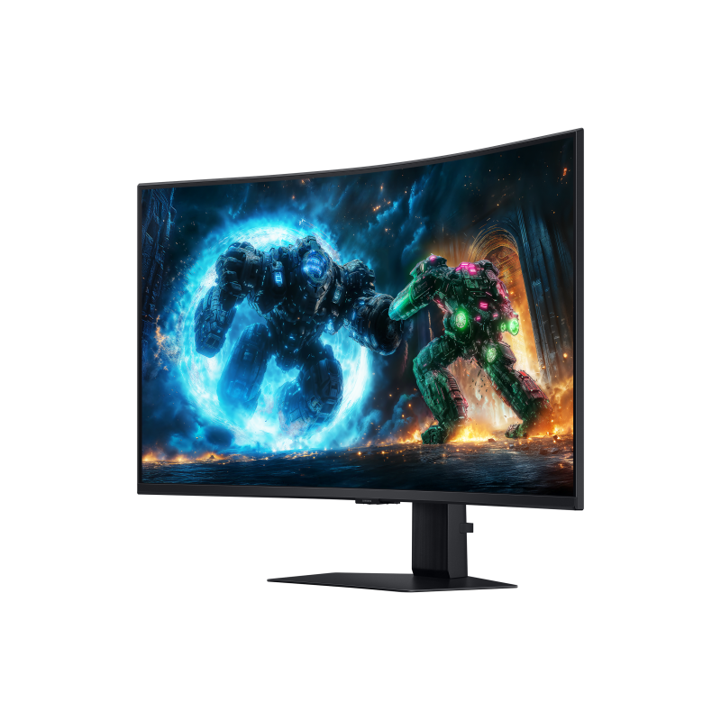 Samsung Odyssey S37FG756E VA Monitor Gaming Curvo, 94 cm (37"), 3840 x 2160 pixels 4K Ultra HD, 165Hz, USB-C, DisplayPort, HDMI, Ajuste de Altura, Preto - LS37FG756EUXEN - 8806097438519