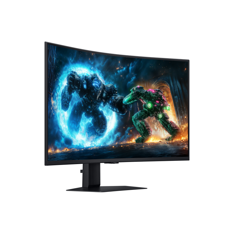 Samsung Odyssey S37FG756E VA Monitor Gaming Curvo, 94 cm (37"), 3840 x 2160 pixels 4K Ultra HD, 165Hz, USB-C, DisplayPort, HDMI, Ajuste de Altura, Preto - LS37FG756EUXEN - 8806097438519