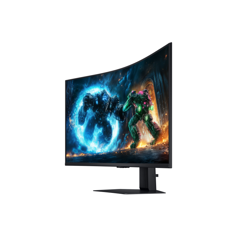 Samsung Odyssey S37FG756E VA Monitor Gaming Curvo, 94 cm (37"), 3840 x 2160 pixels 4K Ultra HD, 165Hz, USB-C, DisplayPort, HDMI, Ajuste de Altura, Preto - LS37FG756EUXEN - 8806097438519