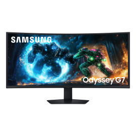 Samsung Odyssey G7 S40FG756EU VA Monitor Gaming Curvo, 101,6 cm (40"), 5120 x 2160 pixels WUHD, 180Hz, HDMI, DisplayPort, Ajuste de Altura, Preto - LS40FG756EUXEN - 8806097438540