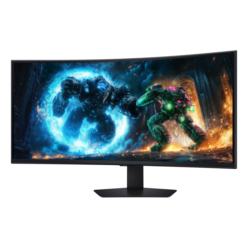 Samsung Odyssey G7 S40FG756EU VA Monitor Gaming Curvo, 101,6 cm (40"), 5120 x 2160 pixels WUHD, 180Hz, HDMI, DisplayPort, Ajuste de Altura, Preto - LS40FG756EUXEN - 8806097438540