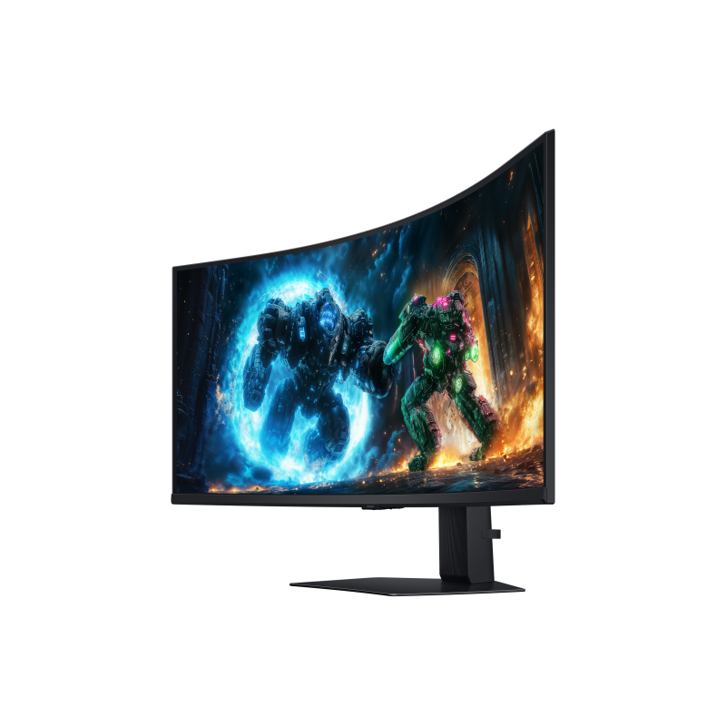 Samsung Odyssey G7 S40FG756EU VA Monitor Gaming Curvo, 101,6 cm (40"), 5120 x 2160 pixels WUHD, 180Hz, HDMI, DisplayPort, Ajuste de Altura, Preto - LS40FG756EUXEN - 8806097438540