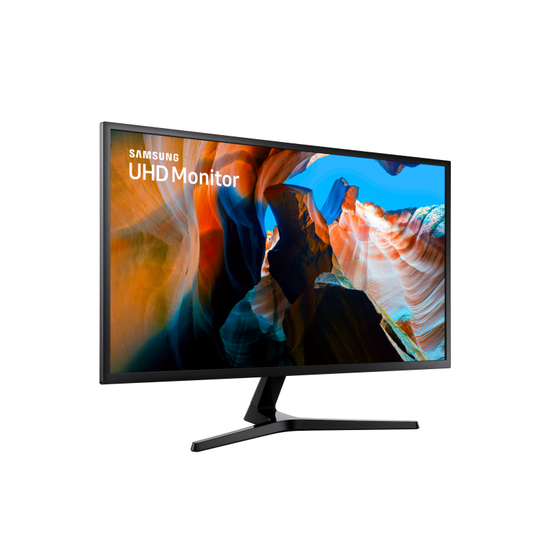 Samsung U32J590UQP VA Monitor Profissional Plano, 81,3 cm (32"), 3840 x 2160 pixels 4K Ultra HD, 60Hz, HDMI, DisplayPort, Ajuste de inclinação, Cinzento - LU32J590UQPXEN - 8806094771961