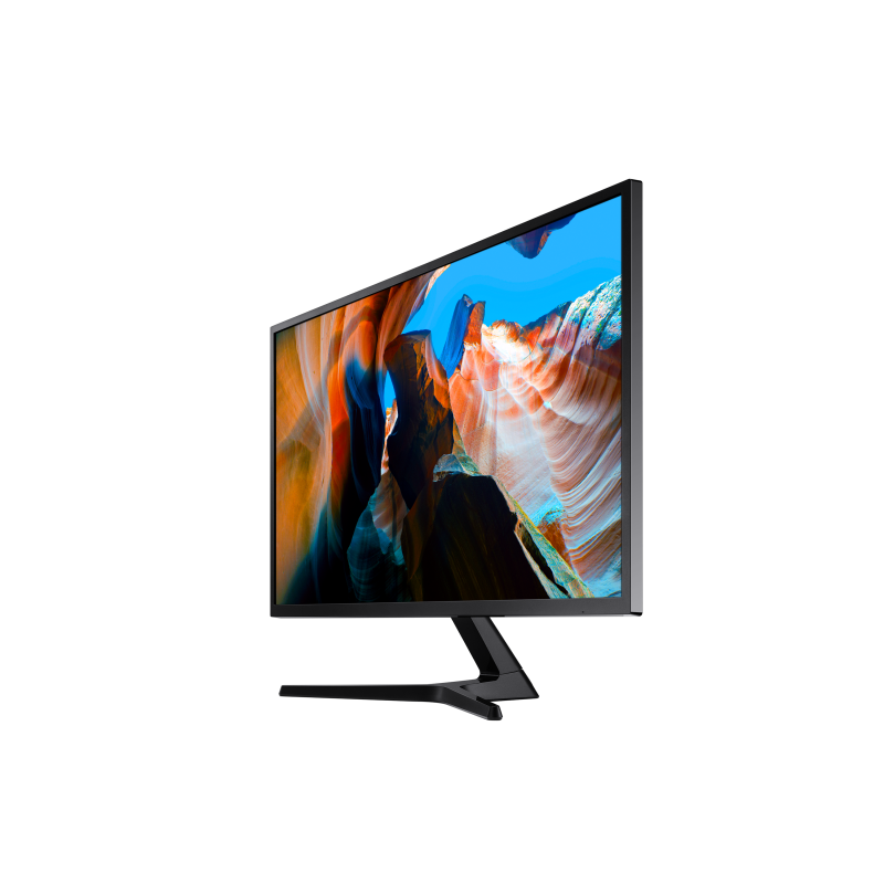 Samsung U32J590UQP VA Monitor Profissional Plano, 81,3 cm (32"), 3840 x 2160 pixels 4K Ultra HD, 60Hz, HDMI, DisplayPort, Ajuste de inclinação, Cinzento - LU32J590UQPXEN - 8806094771961