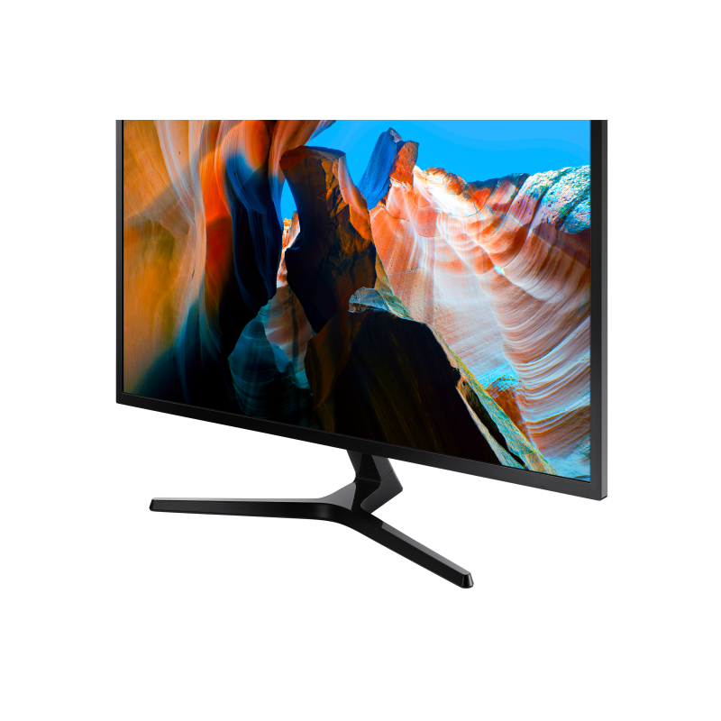 Samsung U32J590UQP VA Monitor Profissional Plano, 81,3 cm (32"), 3840 x 2160 pixels 4K Ultra HD, 60Hz, HDMI, DisplayPort, Ajuste de inclinação, Cinzento - LU32J590UQPXEN - 8806094771961