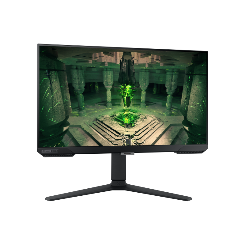 Samsung Odyssey S25BG400EU IPS Monitor Gaming Plano, 63,5 cm (25"), 1920 x 1080 pixels Full HD, 240Hz, HDMI, DisplayPort, Ajuste de Altura, Pivot, Preto - LS25BG400EUXEN - 8806094341850