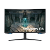 Samsung Odyssey S32BG650EU LED Monitor Gaming Curvo, 81,3 cm (32"), 2560 x 1440 pixels Quad HD, 240Hz, HDMI, DisplayPort, USB-C, Ajuste de Altura, Pivot, Altifalantes Integrados, Preto - LS32BG650EUXEN - 8806094192711