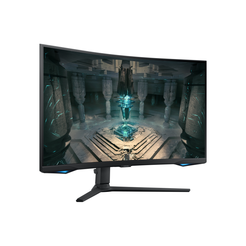 Samsung Odyssey S32BG650EU LED Monitor Gaming Curvo, 81,3 cm (32"), 2560 x 1440 pixels Quad HD, 240Hz, HDMI, DisplayPort, USB-C, Ajuste de Altura, Pivot, Altifalantes Integrados, Preto - LS32BG650EUXEN - 8806094192711