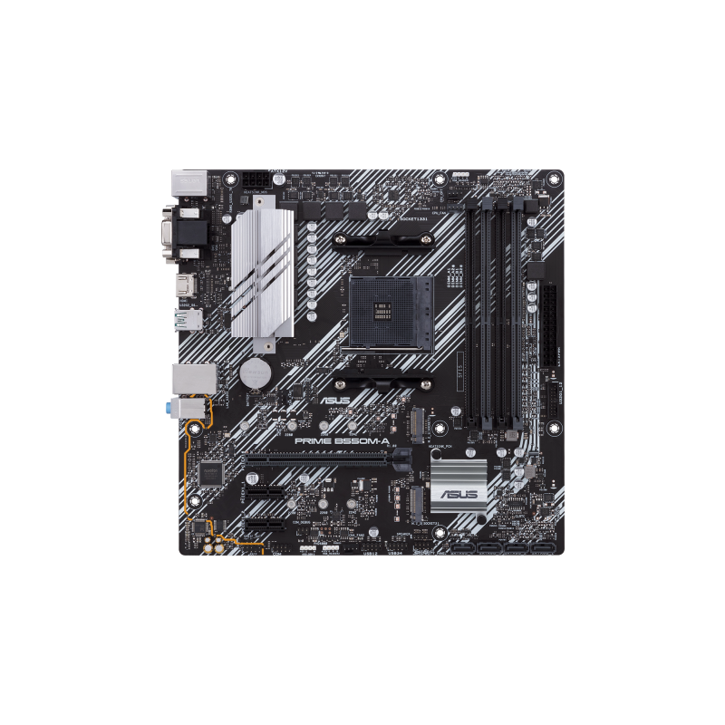 ASUS PRIME B550M-A/CSM Motherboard AMD B550 Socket AM4 DDR4 micro ATX PCIe 4.0 M.2 - 90MB14I0-M0EAYC - 4718017755535