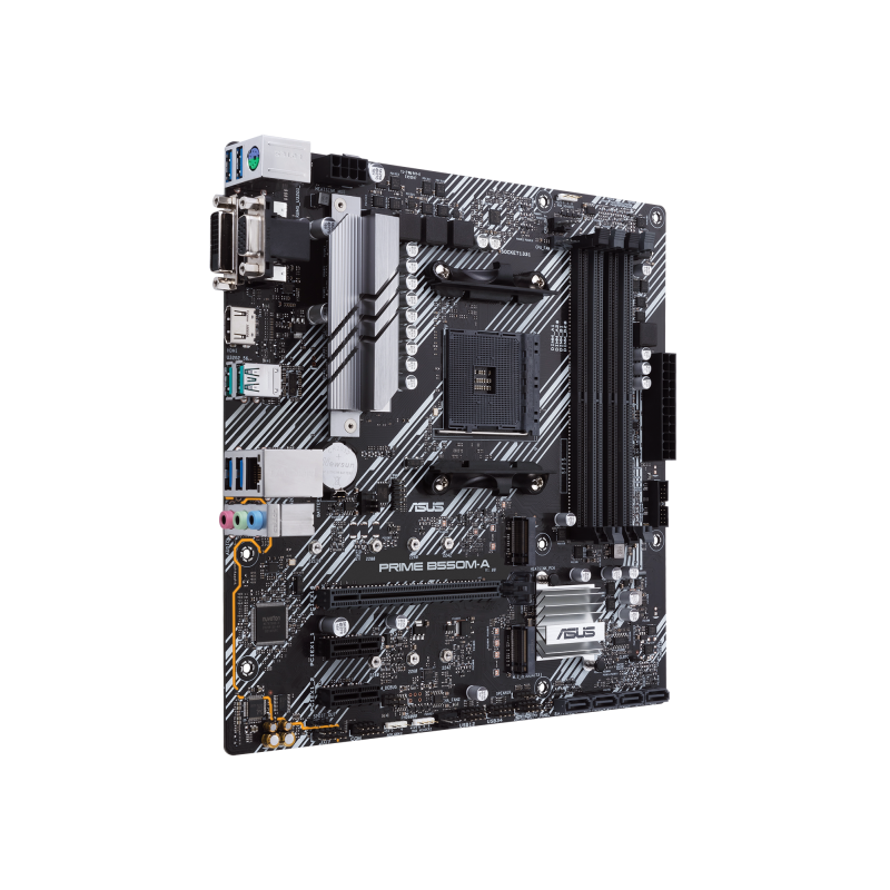 ASUS PRIME B550M-A/CSM Motherboard AMD B550 Socket AM4 DDR4 micro ATX PCIe 4.0 M.2 - 90MB14I0-M0EAYC - 4718017755535