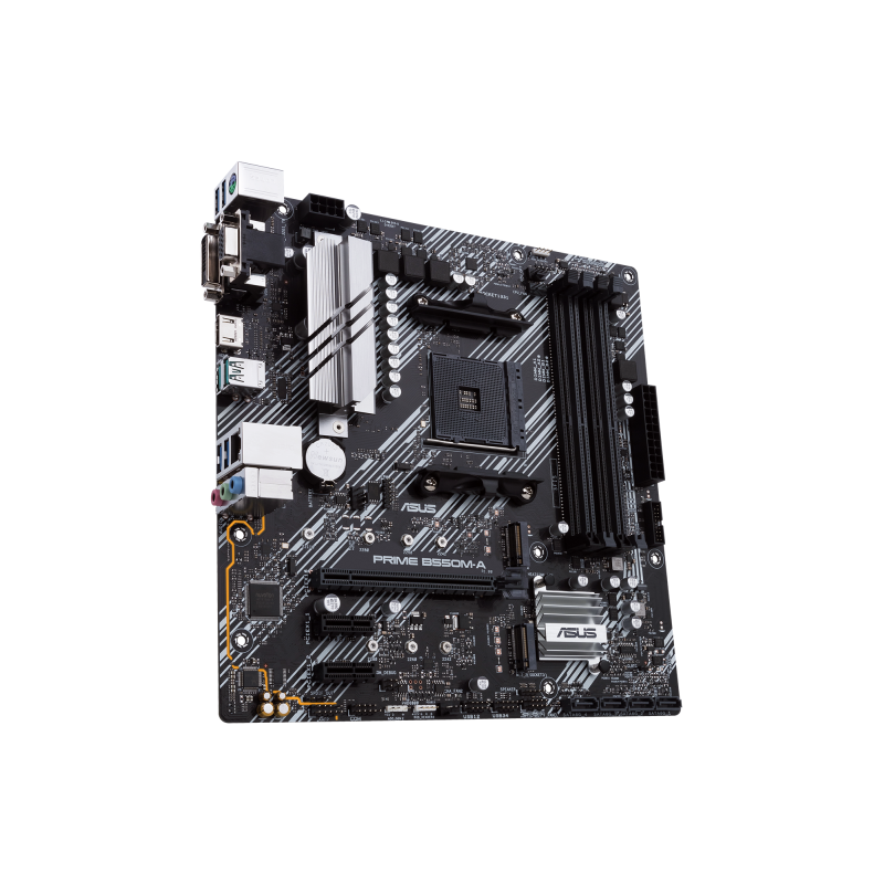 ASUS PRIME B550M-A/CSM Motherboard AMD B550 Socket AM4 DDR4 micro ATX PCIe 4.0 M.2 - 90MB14I0-M0EAYC - 4718017755535
