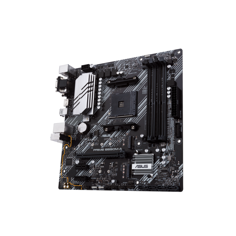ASUS PRIME B550M-A/CSM Motherboard AMD B550 Socket AM4 DDR4 micro ATX PCIe 4.0 M.2 - 90MB14I0-M0EAYC - 4718017755535