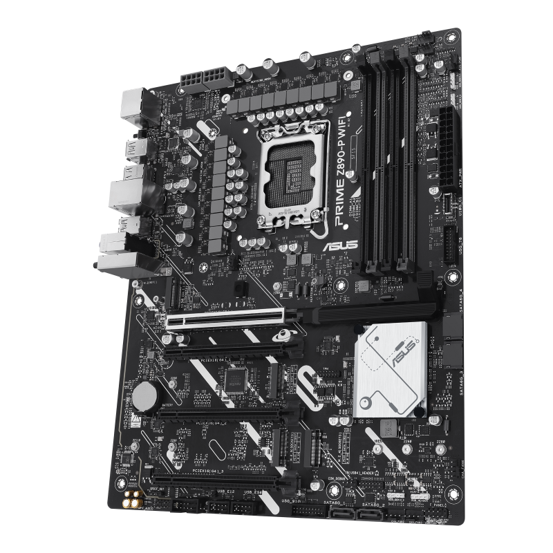 ASUS PRIME Z890-P WIFI Motherboard Intel Z890 Socket LGA 1851 DDR5 ATX PCIe 5.0 M.2 Wi-Fi - 90MB1I70-M0EAY0 - 4711387754818