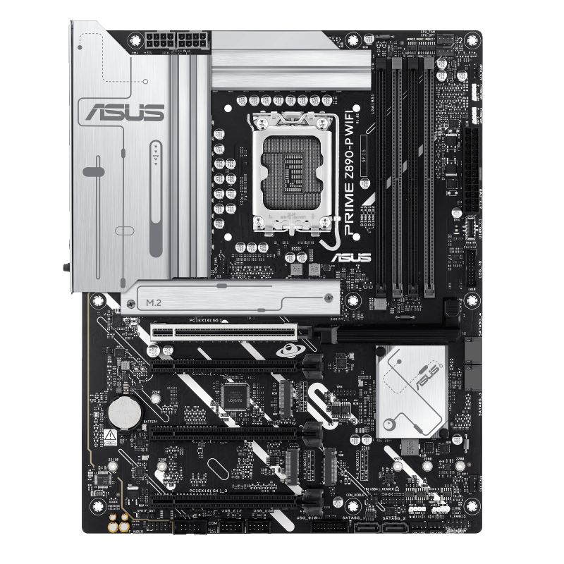 ASUS PRIME Z890-P WIFI Motherboard Intel Z890 Socket LGA 1851 DDR5 ATX PCIe 5.0 M.2 Wi-Fi - 90MB1I70-M0EAY0 - 4711387754818
