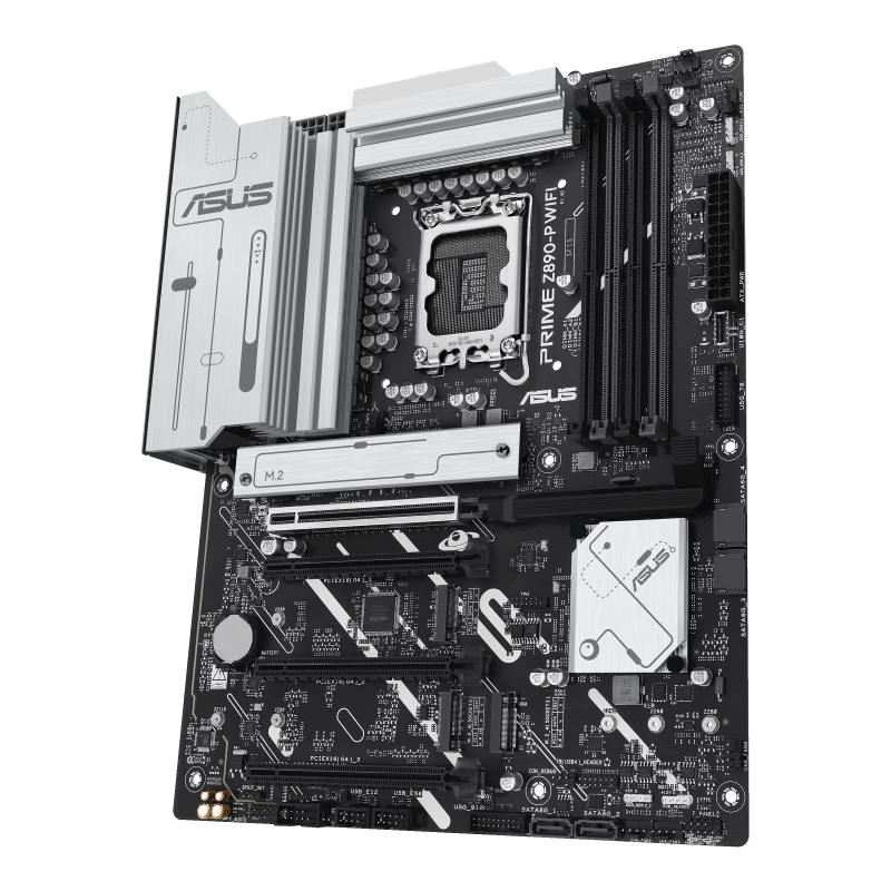 ASUS PRIME Z890-P WIFI Motherboard Intel Z890 Socket LGA 1851 DDR5 ATX PCIe 5.0 M.2 Wi-Fi - 90MB1I70-M0EAY0 - 4711387754818