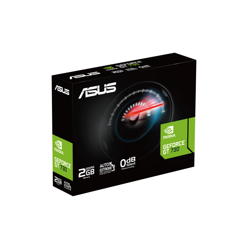 ASUS GeForce GT 730 Placa Gráfica 2GB GDDR5 64-bit PCIe 2.0 Passivo - 90YV0H20-M0NA00 - 4711081369417