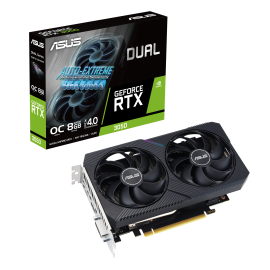 ASUS GeForce RTX 3050 Dual V2 OC Placa Gráfica 8GB GDDR6 128-bit PCIe 4.0 - 90YV0GH6-M0NA00 - 4711081772453
