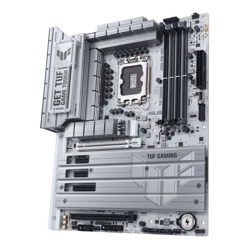 ASUS TUF GAMING Z890-PRO WIFI Motherboard Intel Z890 Socket LGA 1851 DDR5 ATX PCIe 5.0 M.2 Wi-Fi - 90MB1IR0-M0EAY0 - 4711387762639