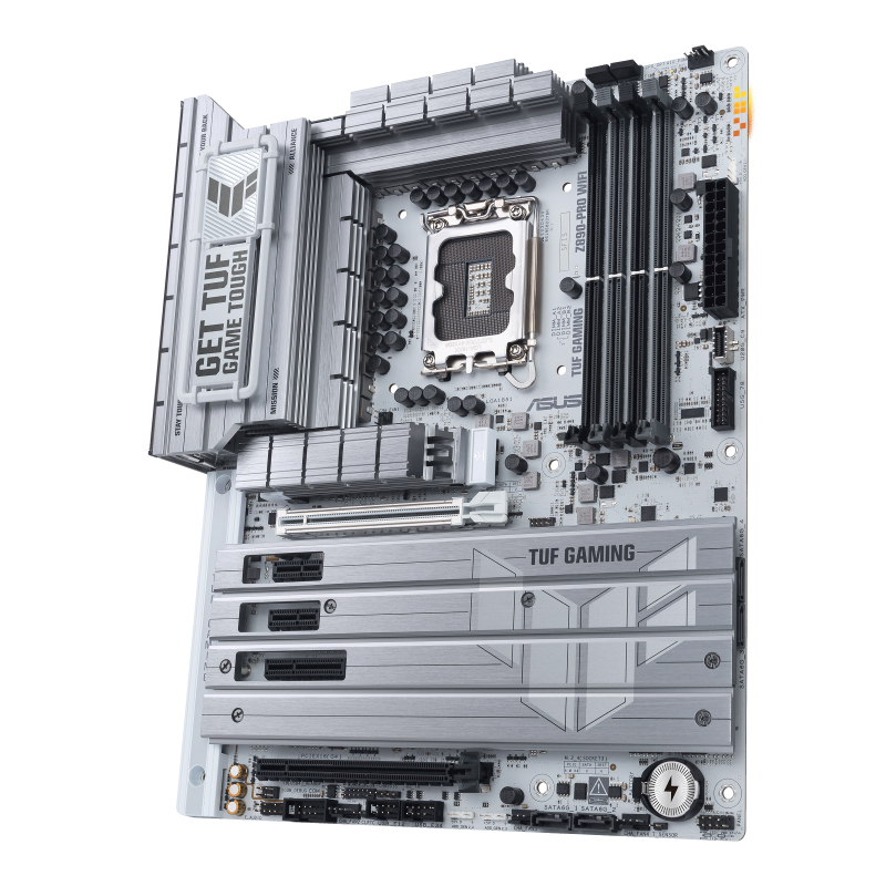ASUS TUF GAMING Z890-PRO WIFI Motherboard Intel Z890 Socket LGA 1851 DDR5 ATX PCIe 5.0 M.2 Wi-Fi - 90MB1IR0-M0EAY0 - 4711387762639