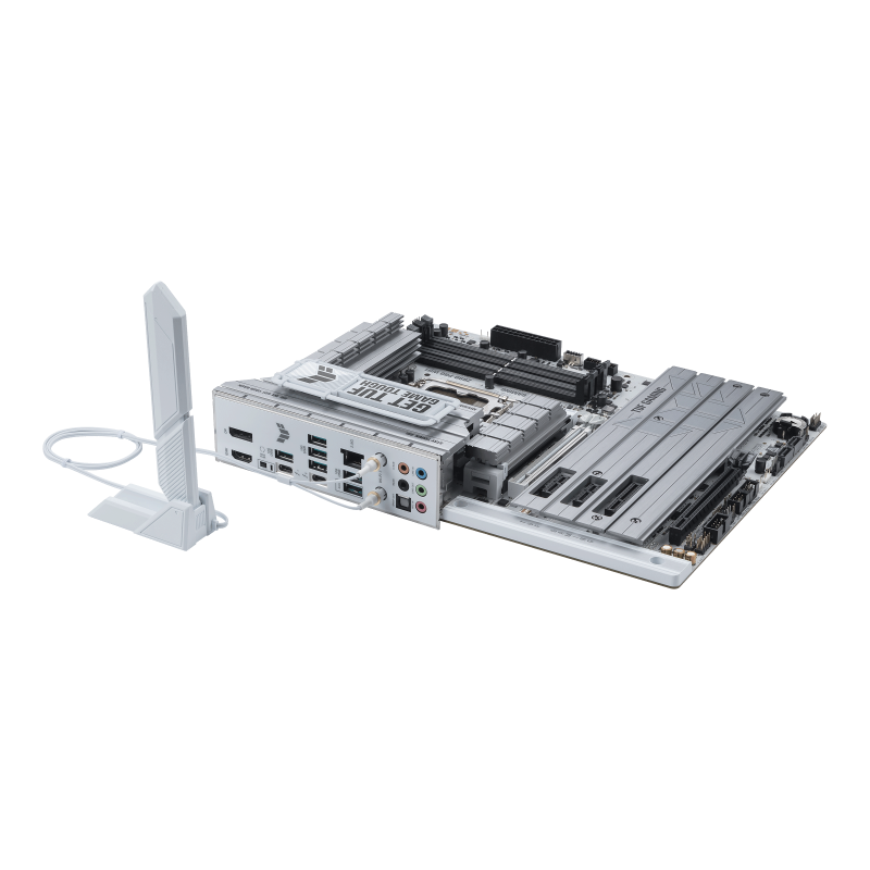 ASUS TUF GAMING Z890-PRO WIFI Motherboard Intel Z890 Socket LGA 1851 DDR5 ATX PCIe 5.0 M.2 Wi-Fi - 90MB1IR0-M0EAY0 - 4711387762639
