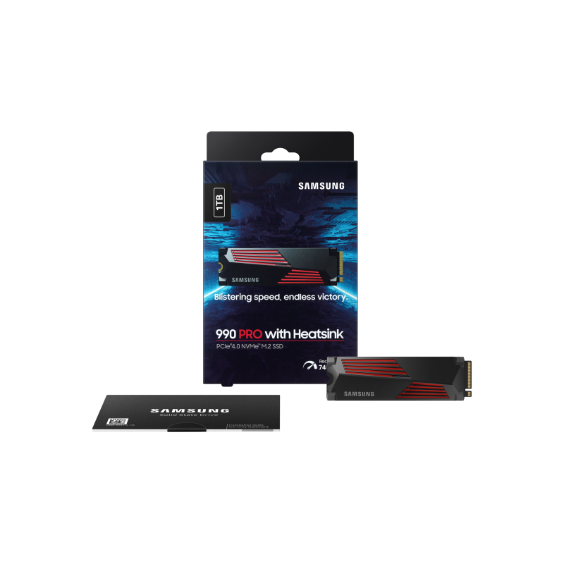Samsung 990 PRO 1TB Disco SSD 1 TB PCIe 4.0 NVMe M.2 2280 V-NAND MLC - MZ-V9P1T0CW - 8806094413748
