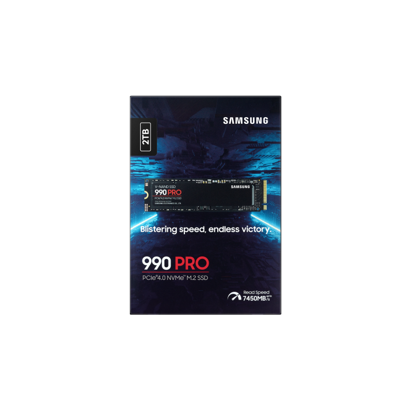 Samsung 990 PRO 2TB Disco SSD 2 TB PCIe 4.0 NVMe M.2 2280 V-NAND MLC - MZ-V9P2T0BW - 8806094215038