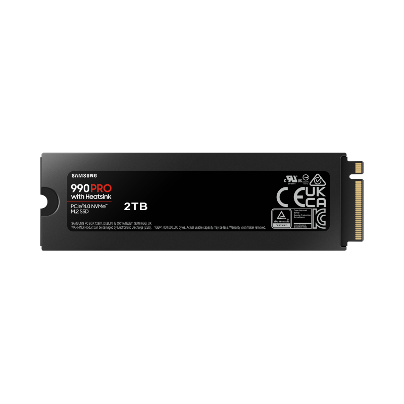 Samsung 990 PRO 2TB Disco SSD 2 TB PCIe 4.0 NVMe M.2 2280 V-NAND MLC - MZ-V9P2T0CW - 8806094413755