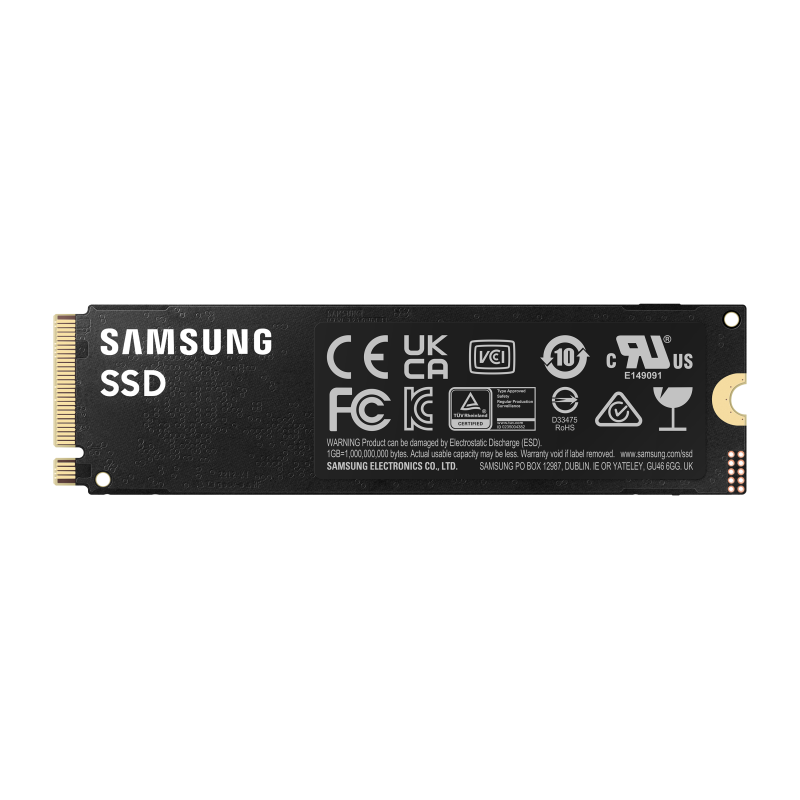 Samsung 990 PRO 4 TB Disco SSD PCIe 4.0 NVMe M.2 2280 V-NAND TLC - MZ-V9P4T0BW - 8806094947205