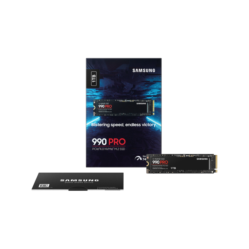 SAMSUNG SAM-SSD M2 990 PRO 1TB Disco SSD 1 TB M.2 PCI Express 4.0 NVMe V-NAND MLC - MZ-V9P1T0BW - 8806094215021