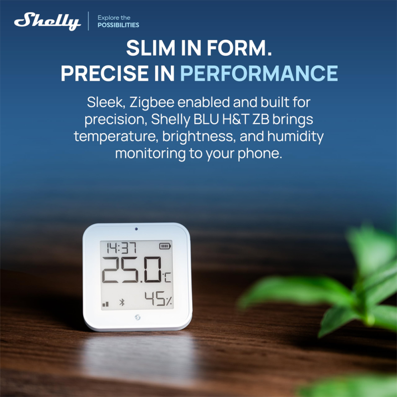 Shelly SH-BLU-HT-DISPLAY-ZB-W