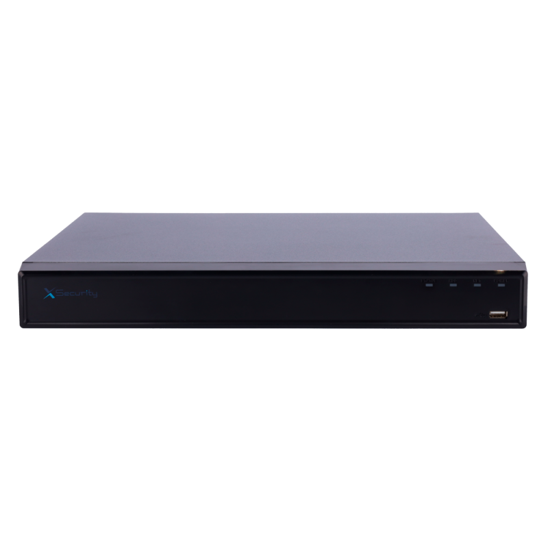 X-Security XS-NVR6232A-16P-WIZ Gravador NVR, 32 CH, 32 IP, 16 PoE, 32 MP, 384 Mbps, 2 HDD até 16 TB, HDMI 4K e VGA, IA, WizSense, Metadados e AcuPick - 8435325487212