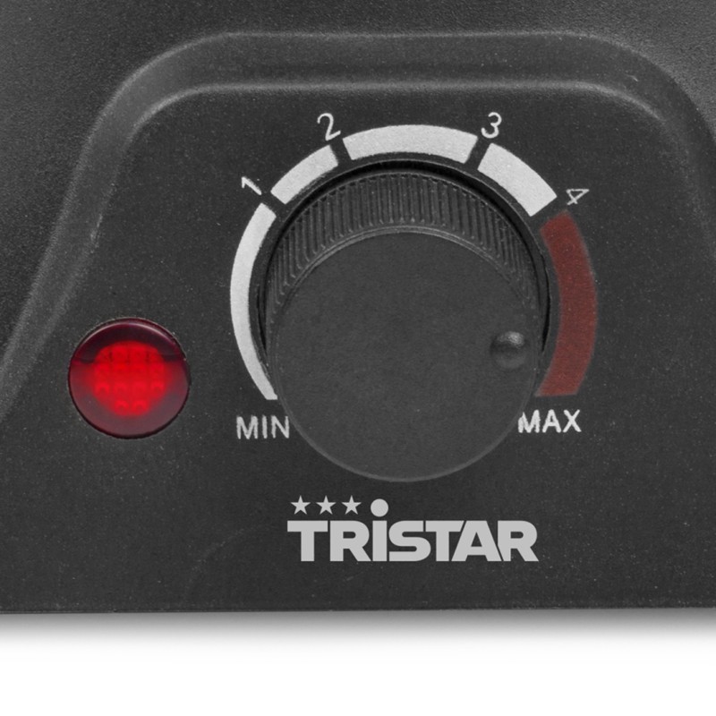 Tristar FO-1109 Fondue Elétrico para 8 Pessoas, 1,3 L, 1400 W, Temperatura Regulável, Preto, Inox - 8713016071484