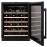 AEG AWS4052B5B Garrafeira de Encastre, 1 Porta, 52 Garrafas, 6 Prateleiras, 145 L, 60 W, Visor Incorporado, Luz Interior, Preto - 7333394086286