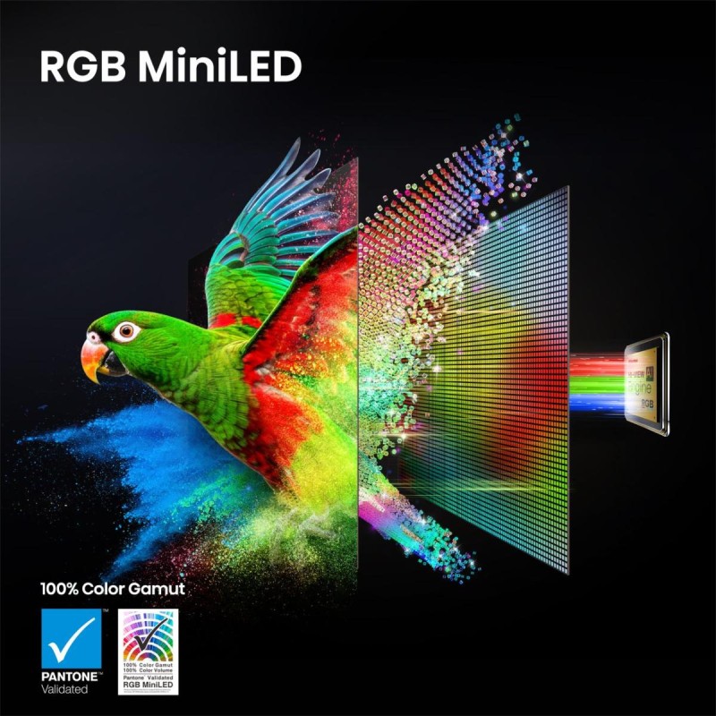 Hisense 75UR8S DLED RGB-Mini LED TV Plano 190,5 cm (75") 4K Ultra HD, Smart TV, Wi-Fi, Ethernet, LAN, Bluetooth, Preto - 6942351436760