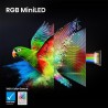 Hisense 75UR8S DLED RGB-Mini LED TV Plano 190,5 cm (75") 4K Ultra HD, Smart TV, Wi-Fi, Ethernet, LAN, Bluetooth, Preto - 6942351436760