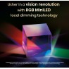 Hisense 100UXQ RGB-MiniLED Smart TV Plano 254 cm (100") 4K Ultra HD, Smart TV, Wi-Fi, Ethernet, LAN, Bluetooth, Preto Cinzento - 6942351425764