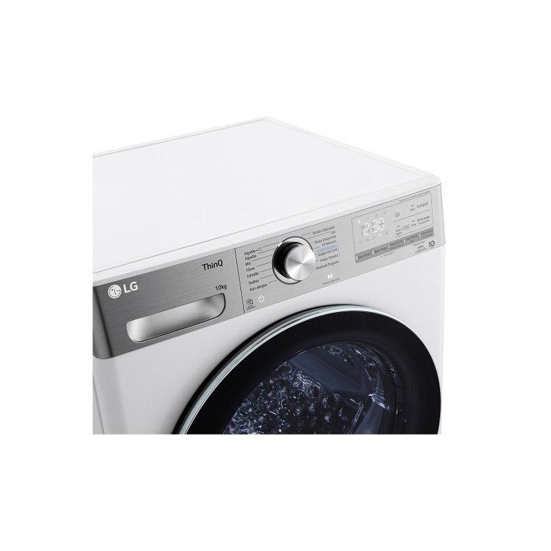LG RH10V9AV2WR Máquina de Secar Roupa Independente, 10 kg, Bomba de Calor, Branco - 8806091795632