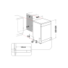 Whirlpool WFC 3C26 P Máquina de Lavar Loiça Independente, 14 Conjuntos, 60 cm, Branco - 8003437205033