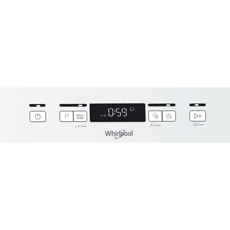 Whirlpool WFC 3C26 P Máquina de Lavar Loiça Independente, 14 Conjuntos, 60 cm, Branco - 8003437205033