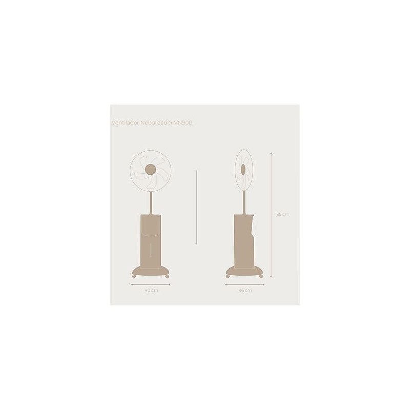 Cecotec V0431 Ventoinha Nebulizadora com Humidificador - 8435743902458