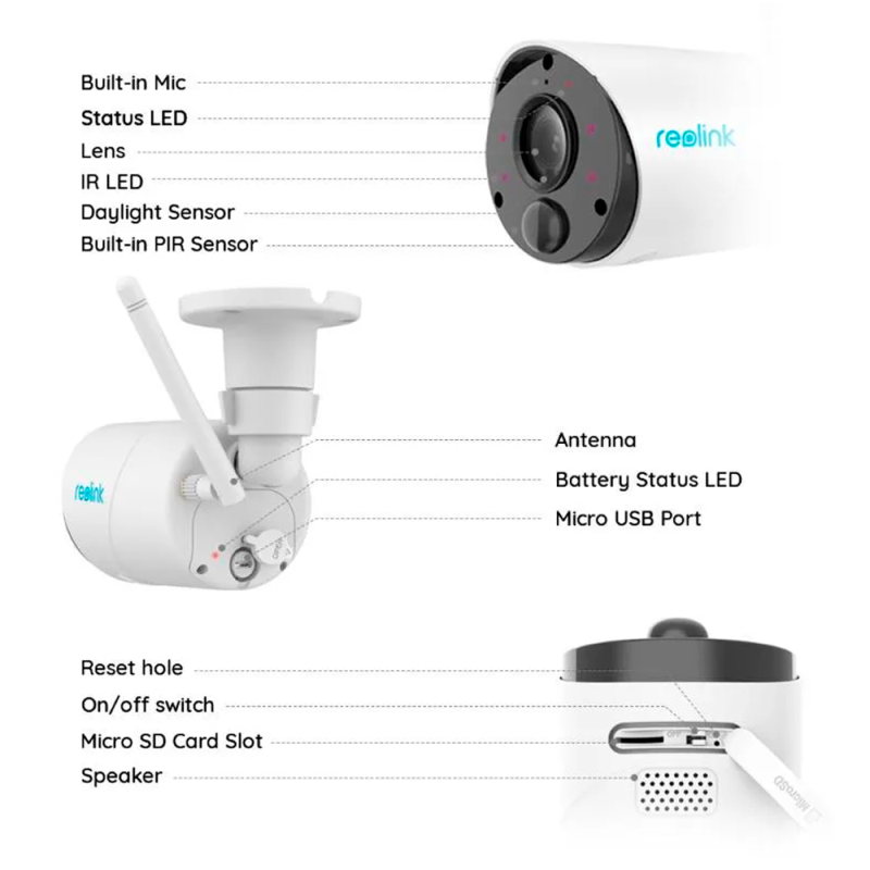 Reolink RL-ARGUS-ECO-B320-SOLARKIT-V2