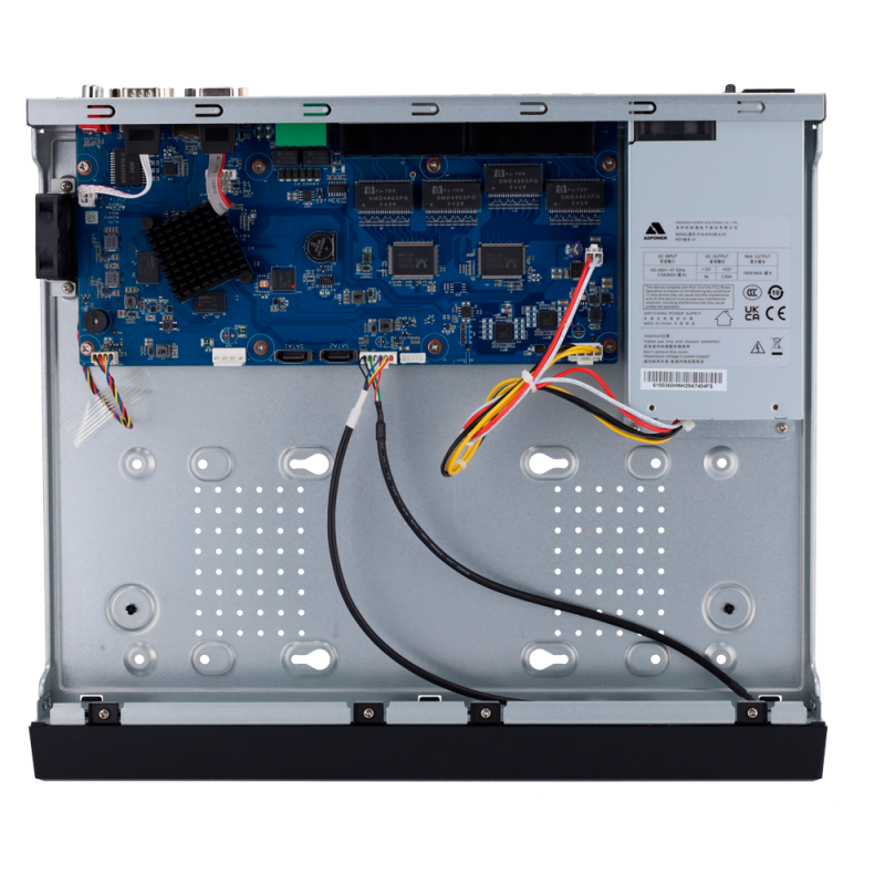 X-Security XS-NVR6232A-16P-WIZ Gravador NVR, 32 CH, 32 IP, 16 PoE, 32 MP, 384 Mbps, 2 HDD até 16 TB, HDMI 4K e VGA, IA, WizSense, Metadados e AcuPick - 8435325487212