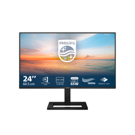 Philips 1000 series 24E1N1300AE LCD Monitor Profissional Plano, 60,5 cm (23.8"), 1920 x 1080 pixels Full HD, 100Hz, USB-C, HDMI, Ajuste de Altura, Altifalantes Integrados, Preto - 24E1N1300AE/00 - 8712581804268